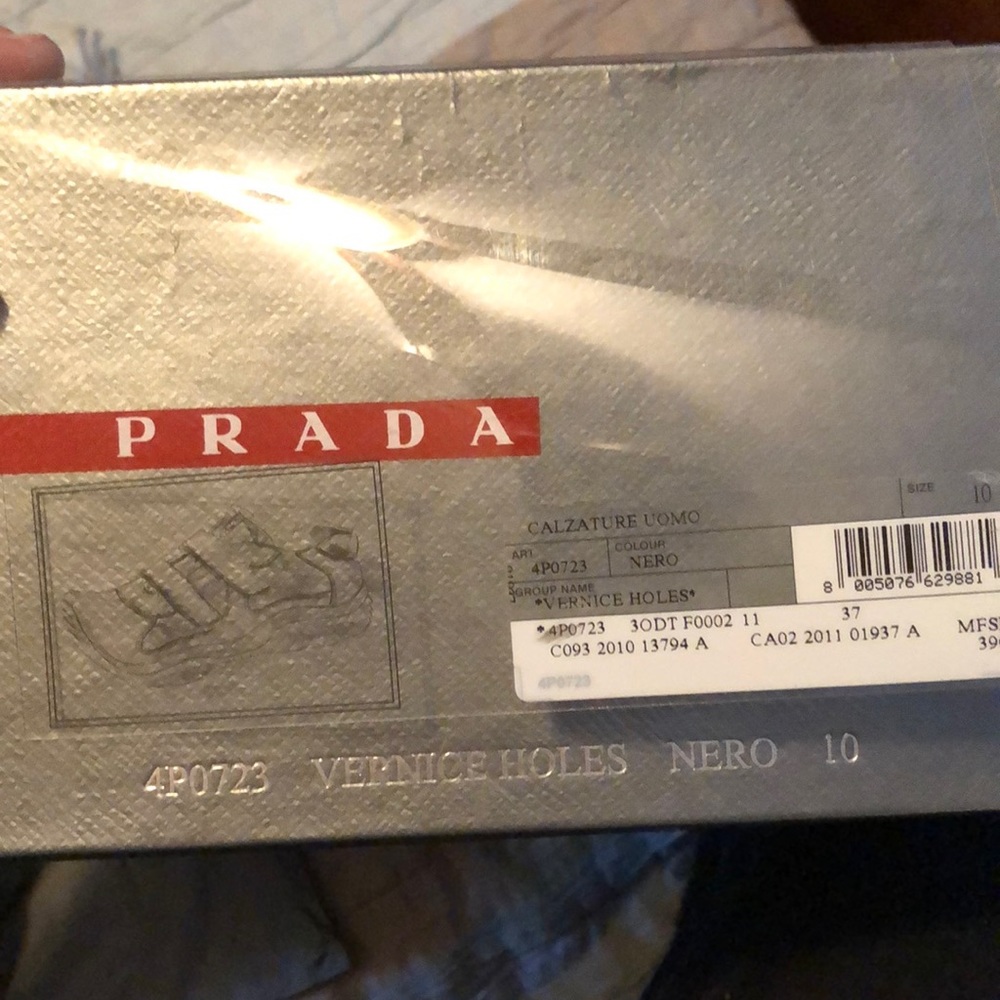 Prada sneakers. Worn once. Like new. - Picture 4 of 4
